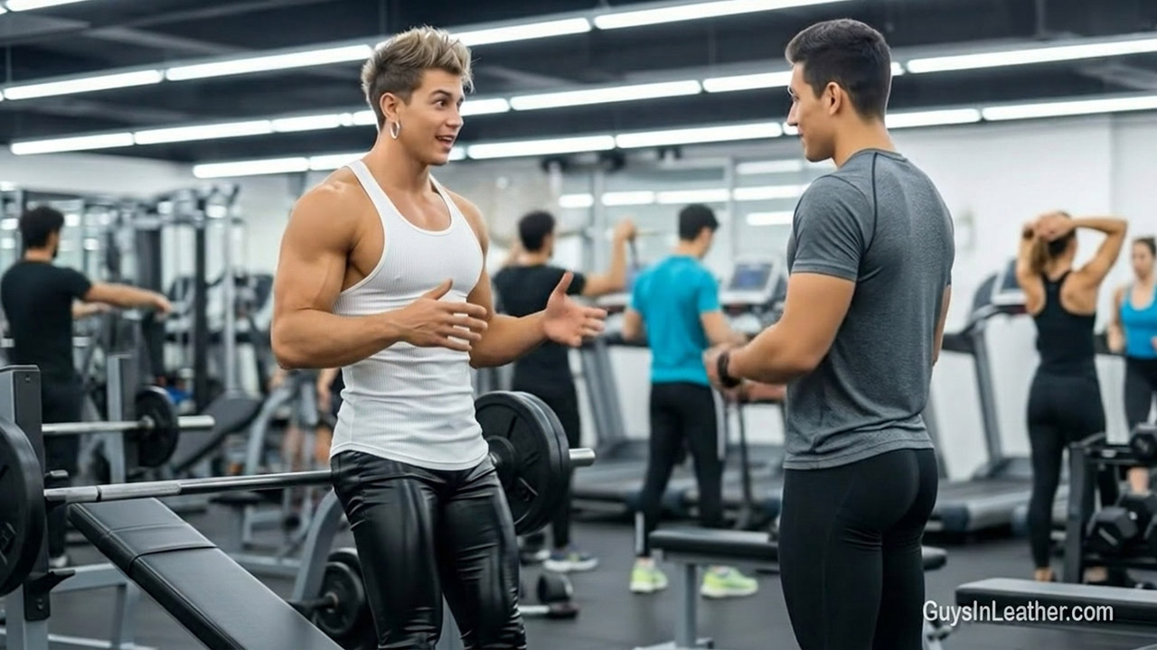 Leather at the Gym